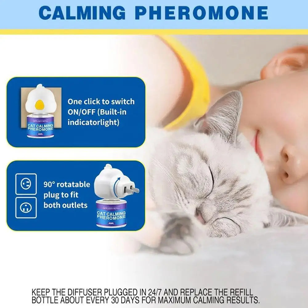 Calming Diffuser Comfort Natural Pheromone Diffuser Calming Pheromone Long Lasting Calming Diffuser Calming Spray For Cat Dog