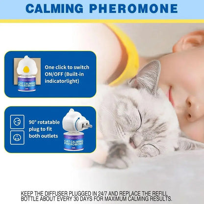 Calming Diffuser Comfort Natural Pheromone Diffuser Calming Pheromone Long Lasting Calming Diffuser Calming Spray For Cat Dog
